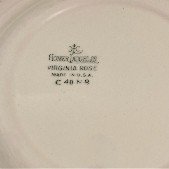 Homer Laughlin bread and butter plate (vintage) - Picture 5 of 10